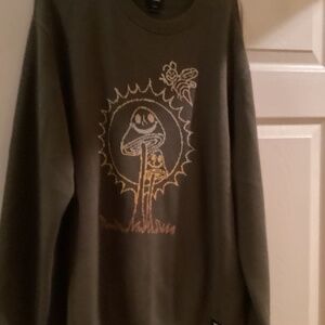 Vans  Plant Harmony Oversizedcooton graphic crew neck sweater